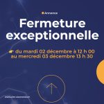 Fermeture exceptionnelle C2M Electronics