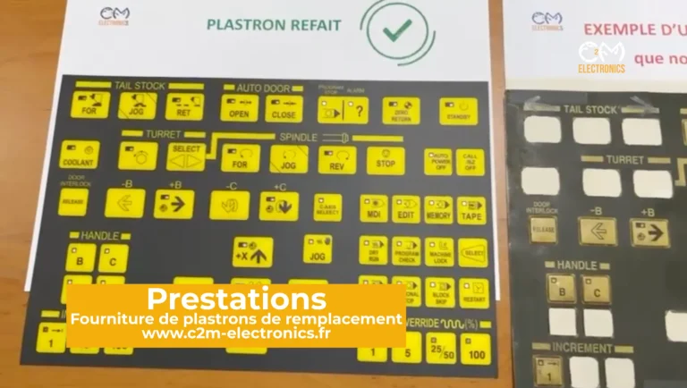 Plastrons endommagés