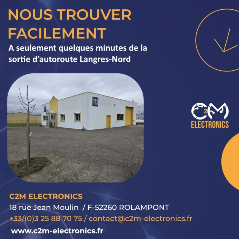Nouvelle Adresse C2M-Electronics